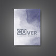 © REZI - Cover template with watercolor background. Design for your cover, date, postcard, banner, logo.