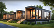 © Prasanth - Modular homes exterior designs of modern architecture