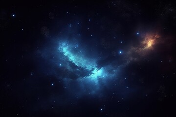 Wall Mural - background of galaxy and stars