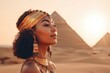 Queen of Egypt. Generate AI
