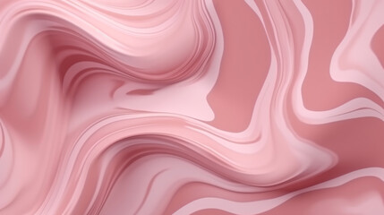 Wall Mural - Smooth pastel, soft pink background, liquid shapes, and abstract design elements that intermingle to create a visually stunning scene. A versatile backdrop for diverse creative projects. Generative AI
