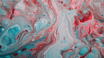 Wall Mural - abstract red and cyan background with a vibrant, modern, and geometric design, this image is ideal f