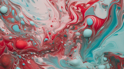 Wall Mural - abstract red and cyan background with a vibrant, modern, and geometric design, this image is ideal f