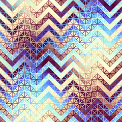 Poster - Seamless vector pattern background of a triangles. Vector chevron pattern