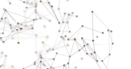 Poster - Concept of AI technology, Motion of digital data flow.  PNG transparent