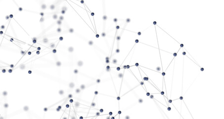 Poster - Concept of Network, internet communication. 3d illustration PNG transparent