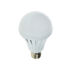 Poster - Led Light bulb isolated on transparent bacground. White LED lamp