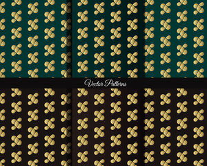 Pattern seamless chevron abstract wave background stripe gold luxury color and line. Geometric line vector. Christmas background.