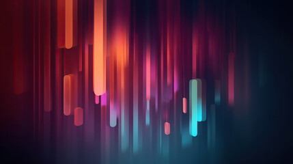 Poster - Modern digital abstract 3D background. Copy space. Based on Generative AI