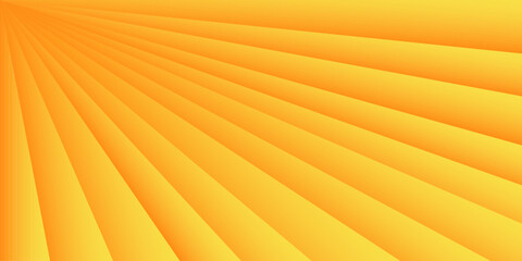 Poster - Abstract Geometric linear Background. Wallpaper with yellow Sun rays.