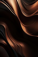metallic abstract wavy liquid background