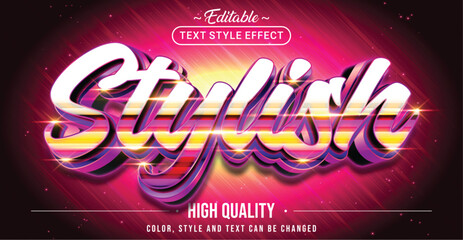 Aufkleber - Editable text style effect - Stylish text style theme.