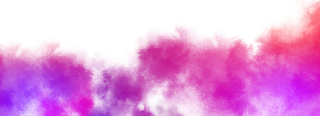 Wall Mural - colorful smoke steam isolated transparent background. fog and mist effect for text or space