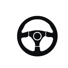 Poster - Steering wheel logo icon