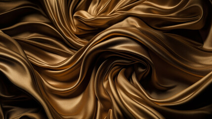 silk waves background. Generative AI