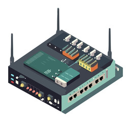 Poster - Computer equipment and machinery modern Generative AI