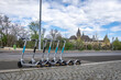Hulajnoga elektryczna w mieście / electric scooter in the city