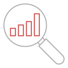 Growth business vector icon