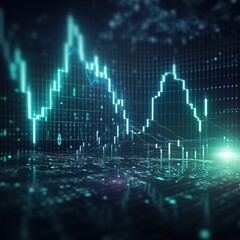 Sticker - Growth graph and business progress are analyzed, as are financial and investment data, business planning, and strategy. generative AI