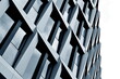 Abstract geometry facade windows