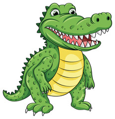 Poster - Crocodile In Funny Cartoon Style