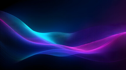Digital technology blue purple geometric curve abstract poster web page PPT background