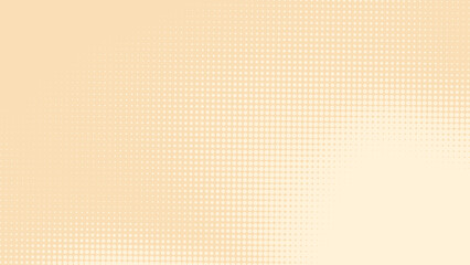 Poster - Abstract dots halftone brown color pattern gradient texture background.