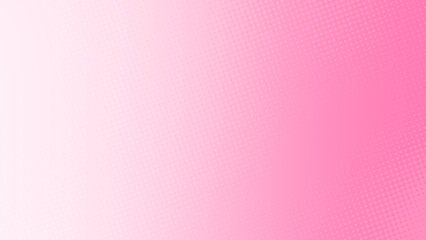 Poster - Dot pink pattern gradient texture background. Abstract pop art halftone and retro style.