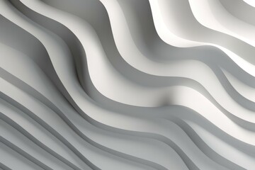 Wall Mural - Abstract white wave background