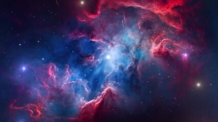 Wall Mural - Beautiful nebula in space - stars - galaxy - cosmos  - Concept Art 