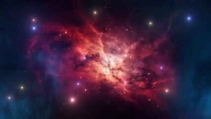 Wall Mural - Beautiful nebula in space - stars - galaxy - cosmos  - Concept Art 