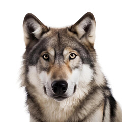  wolf isolated on white