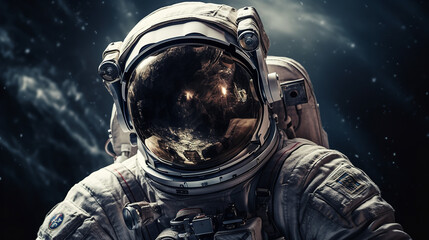 astronaut in space