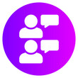 © afif - dialogue gradient icon