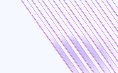 Aufkleber - abstract glass line shapes with colorful gradient. 3d rendering illustration for graphic design, presentation or background 