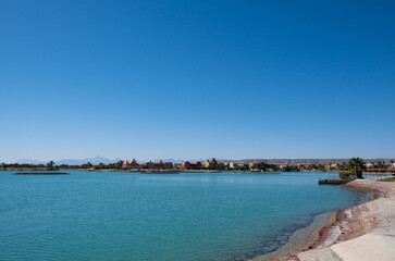 Wall Mural - Golf club and fields in El Gouna, Red Sea, Egypt, Africa