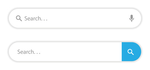 search bar engine browse design vector