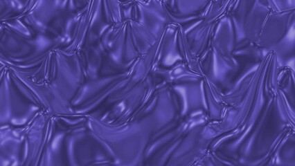 Poster - Colored metallic liquid boils on surface. Design. 3D liquid with ripples on surface and metallic texture. Moving ripples of metallic colored liquid Generative AI