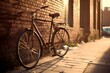 Vintage bicycle in the street
