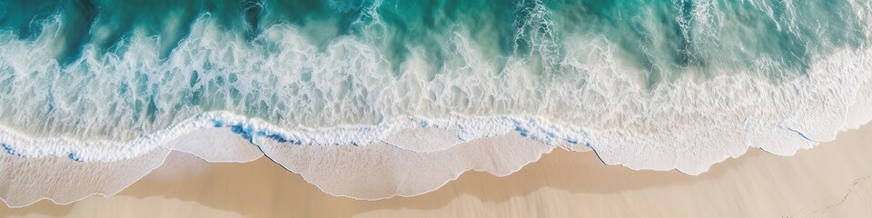  Beautiful ocean waves beach background, great design for any purposes. Travel background. Summer vacation. Tropical beach.