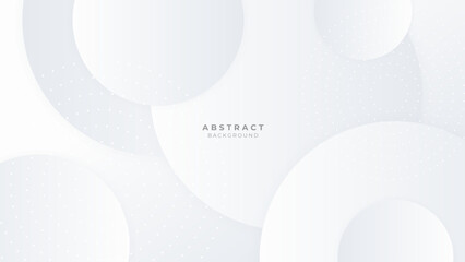 Wall Mural - clean gray white backgroud curve wavy minimalist pattern design