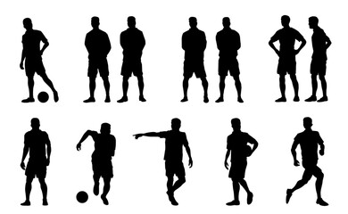 Sticker - soccer silhouettes volume 1