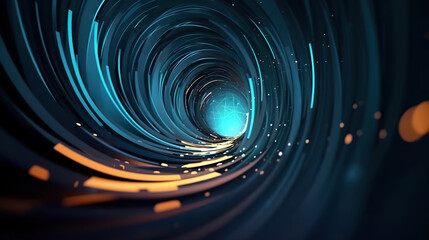 Poster - modern abstract digital 3d background. copy space. based on generative ai