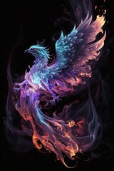 Poster - Generative AI of abstract fractal to serve as backdrop or background