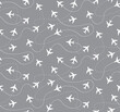 travel air plane seamless pattern, vector.illustration