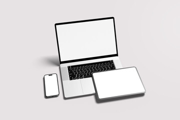 Multi Devices Mockup for showcasing your UI design to clients