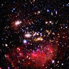 Wall Mural - remarkable galaxy. stars, nebula, space gas. the elements of this image furnished by nasa.