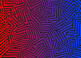 Poster - Abstract background with gradient color dazzle camouflage pattern