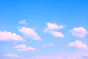 Wall Mural - blue sky with white clouds - background