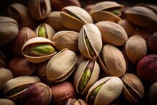 Pistachio Nuts Close Up